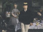 Edouard Manet Le dejeuner dans l'atelier (mk40) Germany oil painting artist